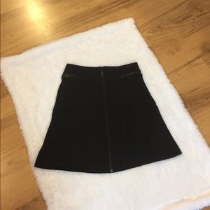 Worthington Black Zippered Skirt